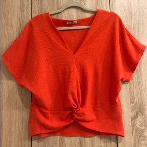 Red/orange Zara Top
